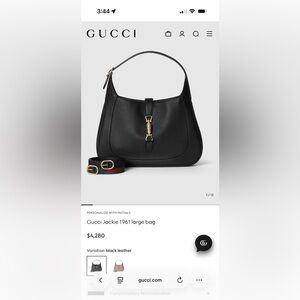 Gucci Jackie 1961 large bag *one month old*